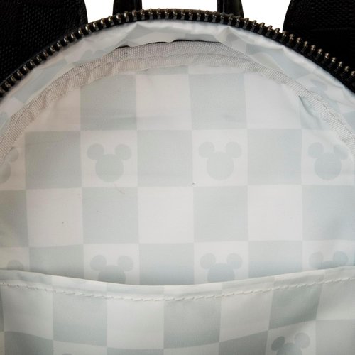 Loungefly Mickey Mouse Mini Backpack - Checkered Texture Design | Stylish & Compact
