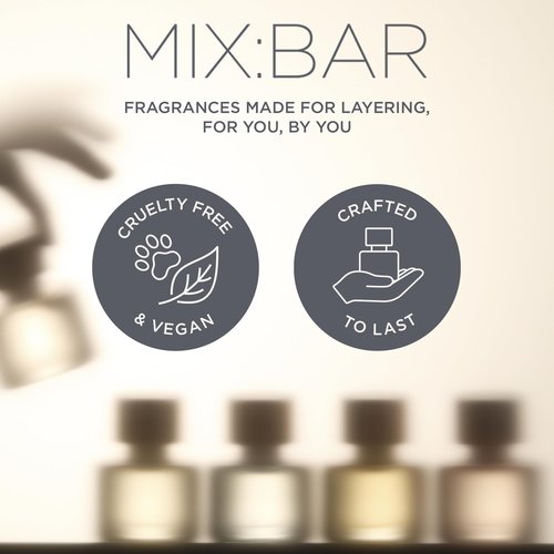 MIX:BAR Perfume for Women - Coconut Palm Fragrance - Eau de Parfum Spray - Notes of Coconut Wood,Vanilla, Salty Accord, Incense, Amber, Musk Milk, 1.7oz