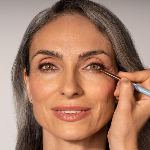 PRIME PROMETICS PrimeEyes Glide Eyeliner - Waterproof Gel Creme for Mature Women | Long-Lasting Mocha Shimmer