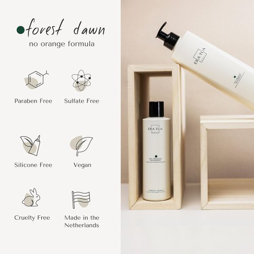 Forest Dawn No-Orange Hair Shampoo - Dutch Made Blue Pigment Neutralizer for Copper Tones | Paraben Free | 250 ml