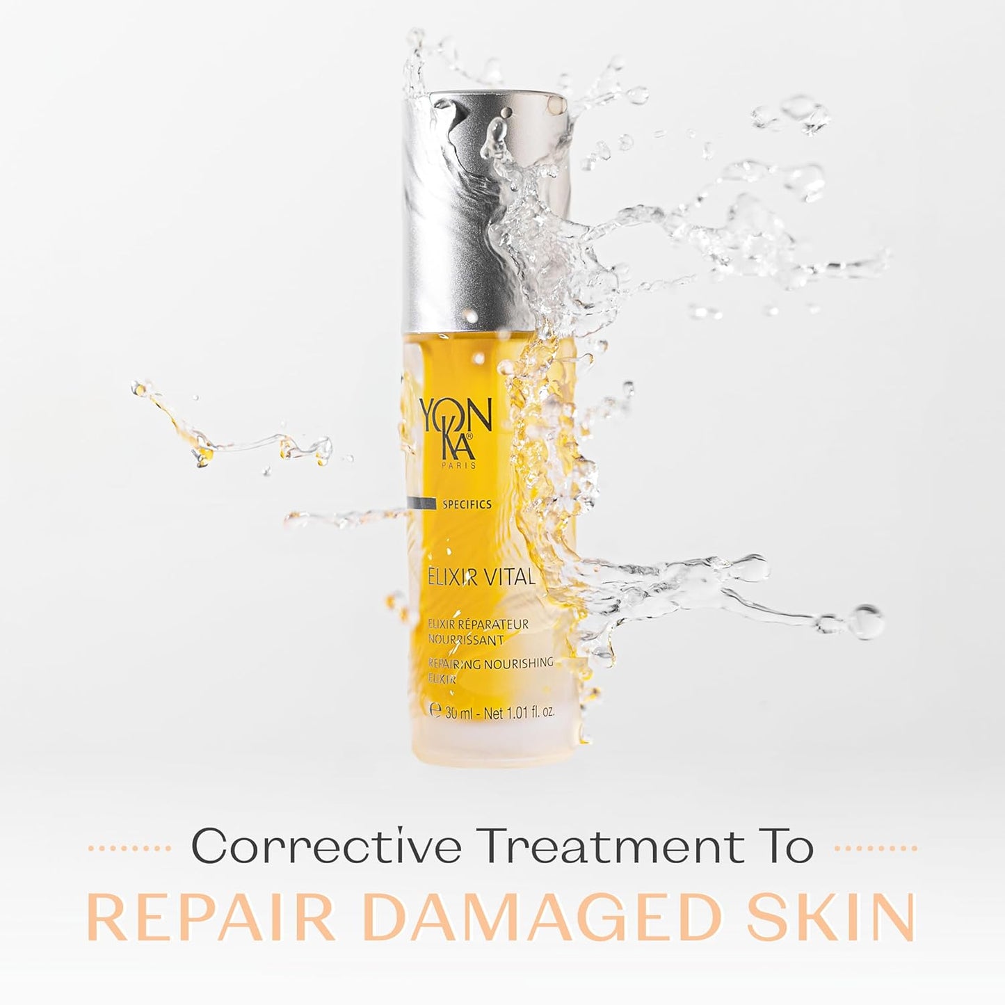 Yon-Ka Elixir Vital Concentrate - Revitalizing Anti-Aging Serum for Moisturized, Remineralized Skin | 1.01 fl oz