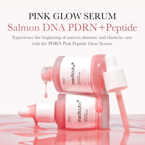 Medicube PDRN Peptide Serum Duo - Radiant Face & Eye Care Set | Salmon DNA & Eye Serum for Plump Skin