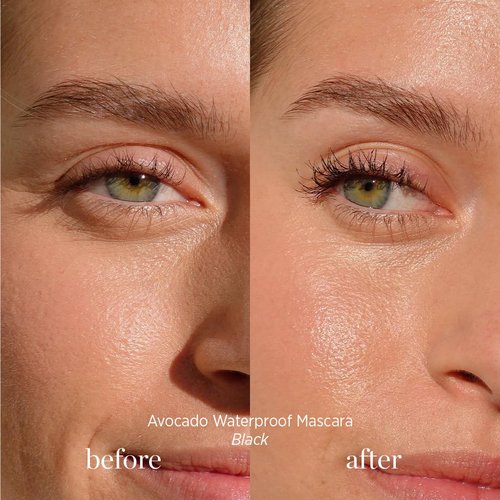 Ere Perez - Avocado Waterproof Mascara | Lengthens & Nourishes Lashes | Vegan & Cruelty-Free | Black, 0.35 oz
