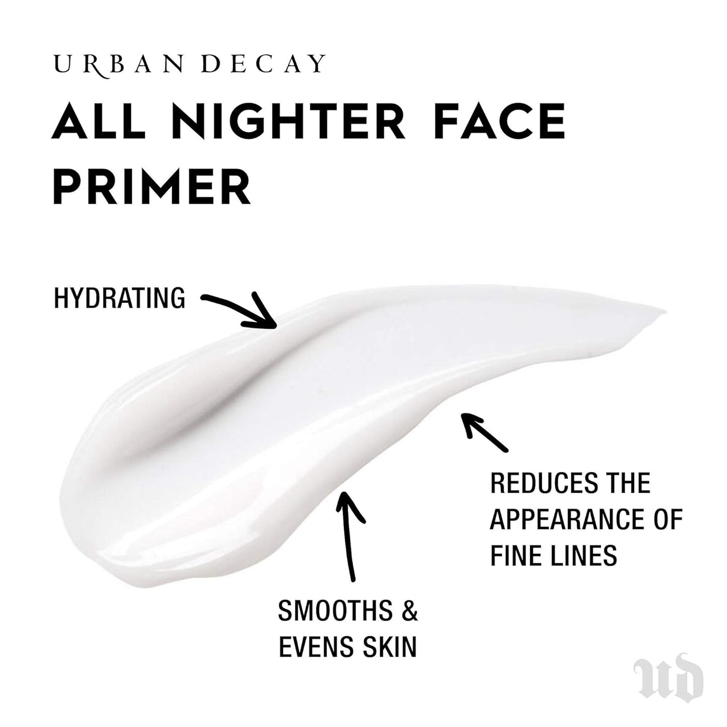 Urban Decay All Nighter Face Primer - Hydrating & Smoothing Base for Flawless Makeup | Lightweight, Paraben-Free, Vegan
