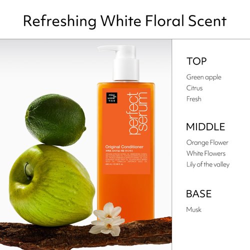 Mise En Scene Perfect Serum Original Conditioner For Damaged Hair, Nutrient Care With Argan Oil, Containing Jojoba-Seed-Oil For Smooth, Glossy Texture, 22.99 Fl. Oz.