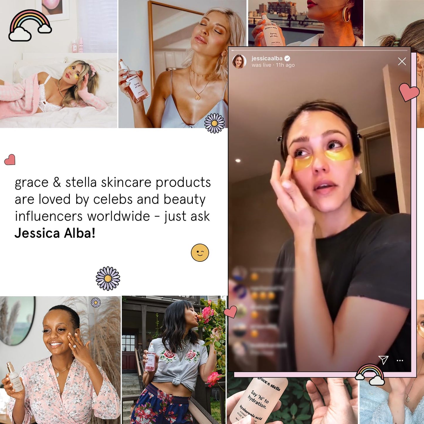 grace & stella Under Eye Cream Anti Aging - Brigthening Cream with Retinol & Caffeine - Reduce Dark Circles, Wrinkles, Puffiness - with Niacinamide, Peptides - Vegan Skincare - Free(0.5 fl.oz / 15ml)