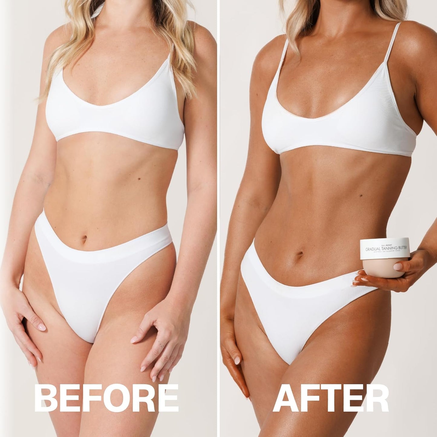 Bali Body Gradual Tanning Butter - Streak-Free Self Tanner for a Natural Glow | 200 ml/6.76 fl oz