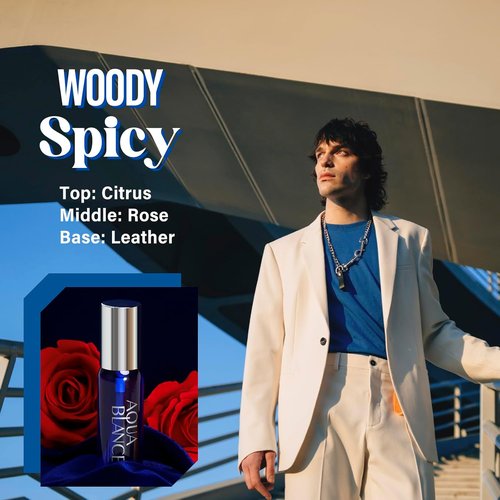 AQUA BLANCE Body Spray for Men - Travel Size 3-Pack | 2.1 Fl Oz Each, Fresh & Invigorating Scent