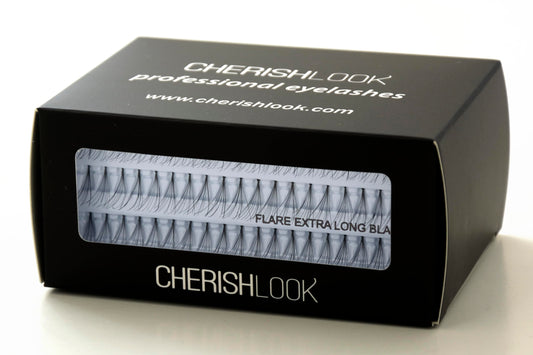 Cherishlook Professional 8packs Eyelashes - Flare Black (X-Long) - 8packs only