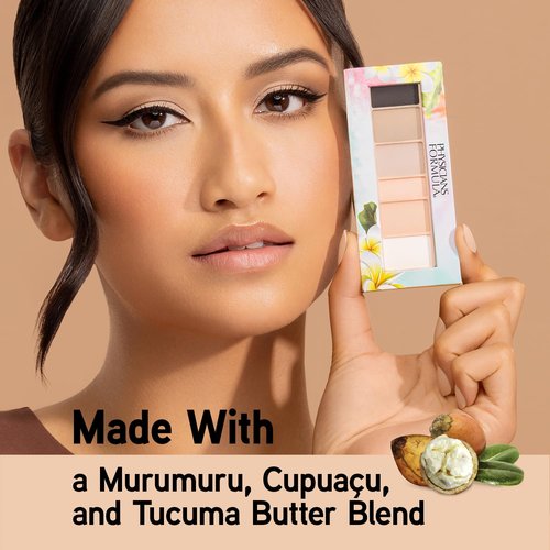 Physicians Formula Matte Monoi Butter Eyeshadow Palette - Hypoallergenic Natural Blushed Nudes for Sensitive Skin