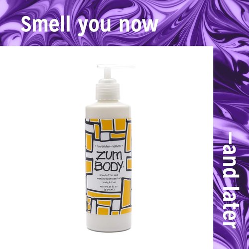 Indigo Wild Zum Body Lotion - Lavender Lemon Scent - Nourishing 8 oz Moisturizer