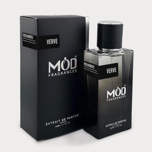 Mod Fragrances Verve Perfume for Men - Extrait de Parfum | Vegan & Cruelty-Free | Fresh Scent | 50ml