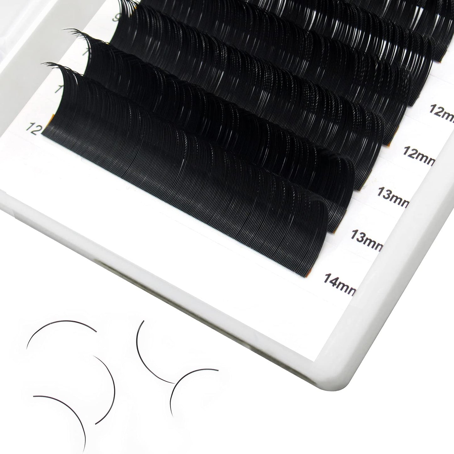 QUEWEL Eyelash Extension Supplies 0.15 C Curl Mix-8-14mm Classic Individual Lash Extensions|Optinal 0.03/0.05/0.07/0.10/0.15/0.20 C/D Single 8-25mm Mix 8-14mm 15-20mm 20-25mm|(0.15 C MIX-8-14mm)