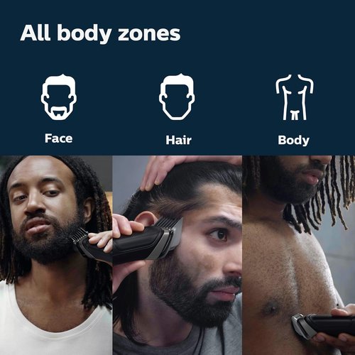 Philips Norelco Multigroom 5000 Series - All-in-One Trimmer & Hair Clipper | 18-Piece Men's Grooming Kit