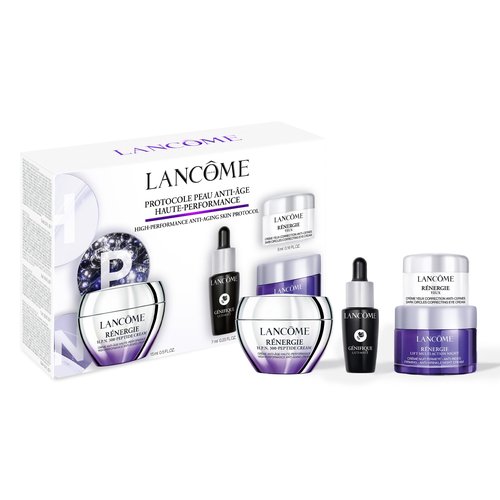 Lancôme Rénergie Skincare Trial Gift Set -Trial Set for Anti-aging Skincare Routine With Genifique Ultimate, Rénergie Day/Night Cream, and Eye Cream (1.6 Fl Oz)