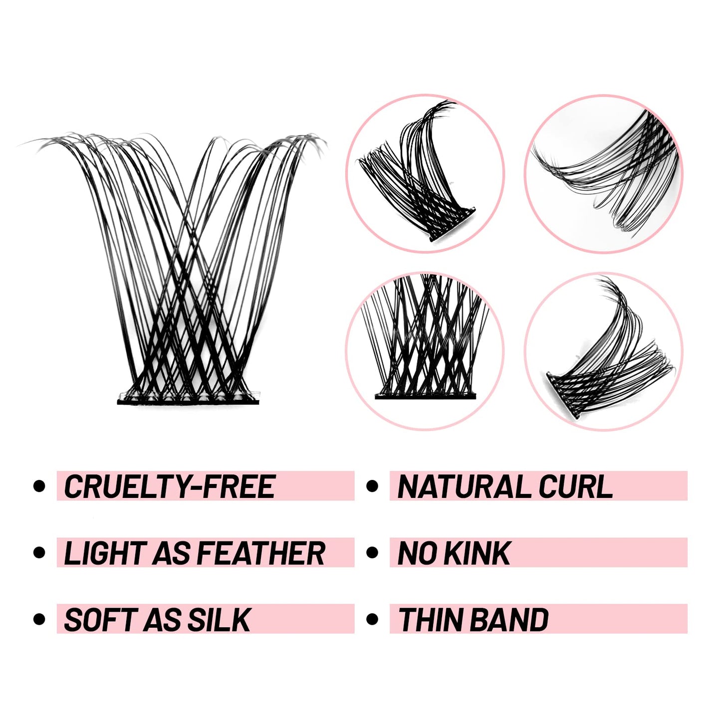 DIY Eyelash Extensions, Crislashes Lash Clusters 13 Rows, Resuable Cluster Lashes, Soft Individual Cluster Lashes, 78 PCS Cluster Eyelash Extensions at Home (F09 Mix 8-16mm)