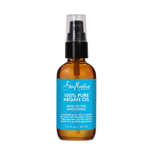 SheaMoisture Multi-Tasking Oil - 100% Pure Argan Oil for Smooth Hair & Skin | 1.6 Fl Oz