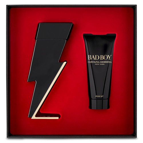Carolina Herrera Men's Gift Set - 3.4oz EDT Spray & 3.4oz Shower Gel | Perfect for Gifting