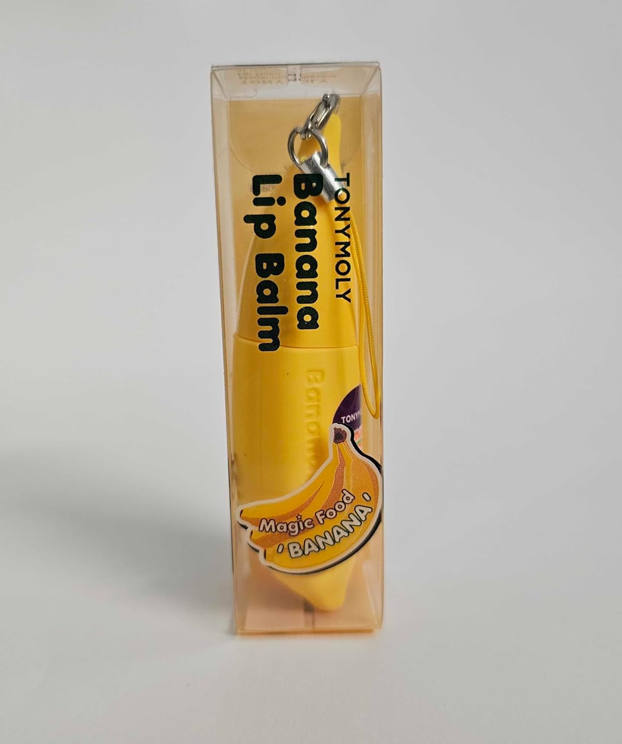 TONYMOLY Magic Food Banana Lip Balm - Hydrating Korean Lip Care with Shea Butter & Vitamin E | Travel Size