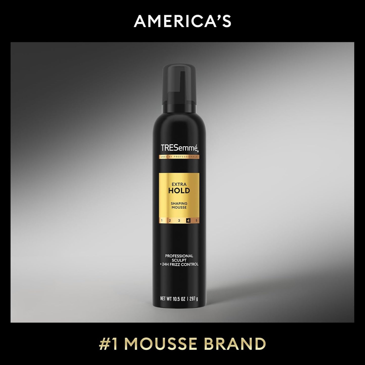 TRESemmé Extra Hold Hair Mousse - 24-Hour Touchable Volume with Pro Lock Technology | 10.5 FL Oz (Pack of 6)