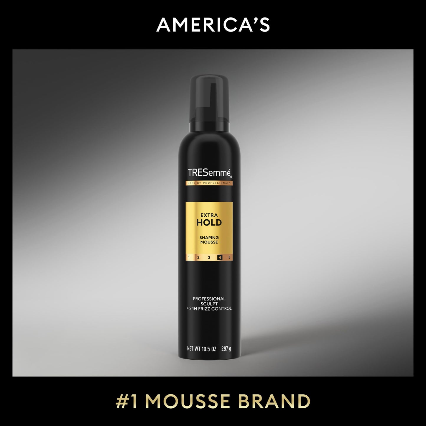 TRESemmé Hair Mousse Pack of 6 Extra Hold For 24H Touchable Hold & Volume with Pro Lock Tech 10.5 FL Oz