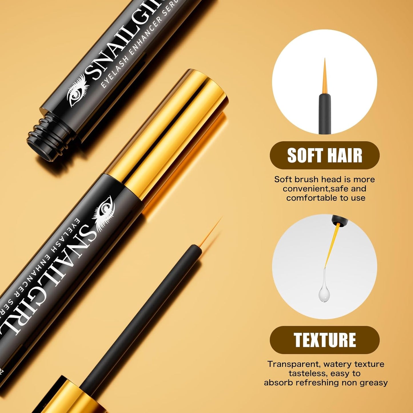 Skiennix Lash Serum - Multi-Peptide & Botanical Antioxidants for Longer, Fuller Lashes | 4 ml