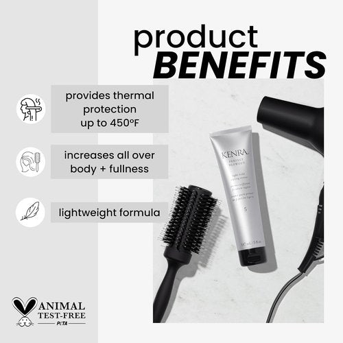 Kenra Perfect Blowout 5 - Light Hold Styling Crème | Thermal Protection & Body Boost | All Hair Types