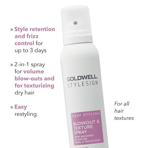 Goldwell StyleSign Blowout & Texture Spray - Effortless Styling & Volume | 8.5 oz