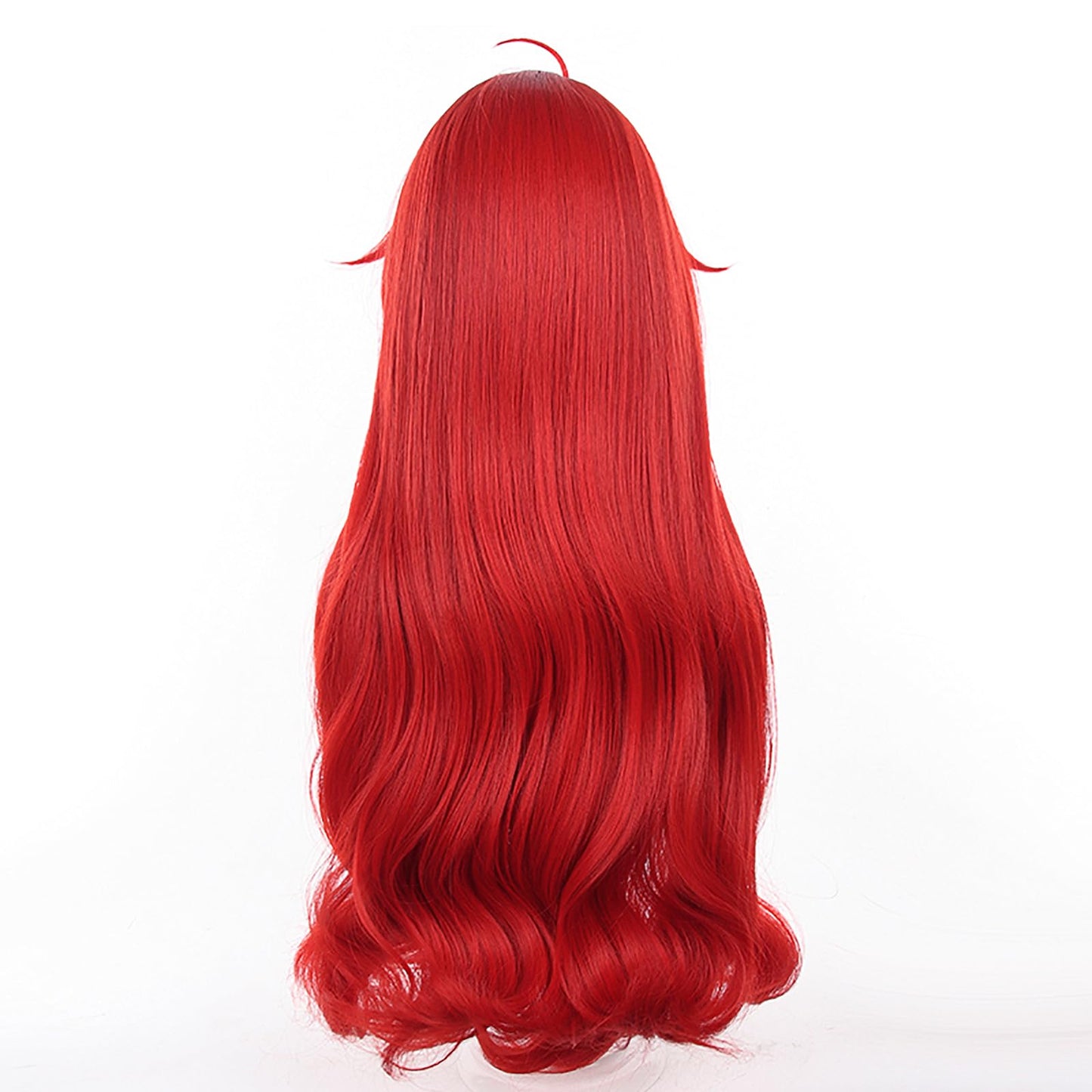 XiongXiongLe Honkai Star Rail Argenti Wig Cosplay Long Red Curly Women Costumes Hair Wigs for Girls Cos Anime Game Party Halloween Christmas Daily Wear(Argenti)