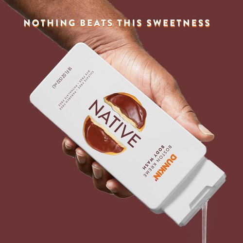 Native Body Wash - Dunkin Boston Kreme Scent | Naturally Derived Ingredients | Sulfate & Paraben Free | 18 oz