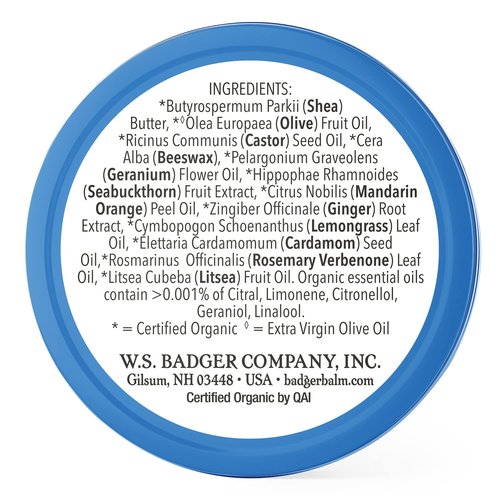 Badger Cuticle Cream, Deep Hydration for Dry, Cracked Cuticles & Hangnails, 100% Organic Cuticle Balm with Rich Shea Butter for Strong, Healthy Nails, Non-Greasy Cuticle Oil, .75oz Tin