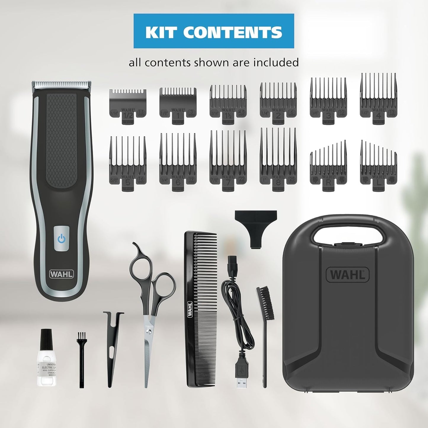 Wahl Clipper Self-Haircut Pro - Cordless Lithium Ion Hair Clippers for Easy DIY Haircuts | Model 3026122