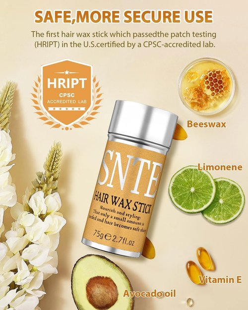 Samnyte Hair Wax Stick - Nourishing Gel Tamer for Flyaways & Slick Styles | 2.7 Fl Oz