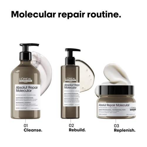 L'Oréal Professionnel Paris Absolut Repair Shampoo & Mask Set - Nourishing Repair for Dry, Damaged Hair