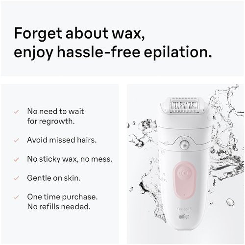 Braun Silk-épil 5 Epilator - Wet & Dry for Lasting Smooth Skin | Model SE5-230
