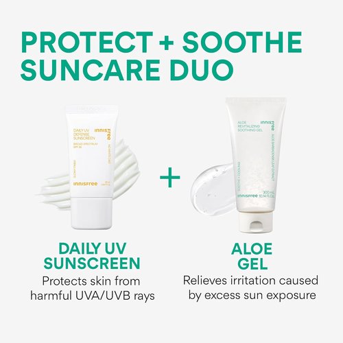 Innisfree Daily UV Defense SPF 36 | Lightweight Korean Face Sunscreen with Invisible Finish & Hydration