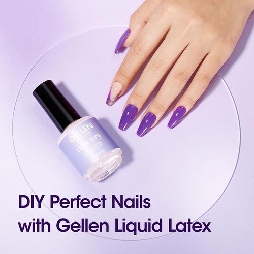 Gellen Liquid Latex | Peel Off Cuticle Guard for Nail Polish | 15ml Skin Barrier Protector