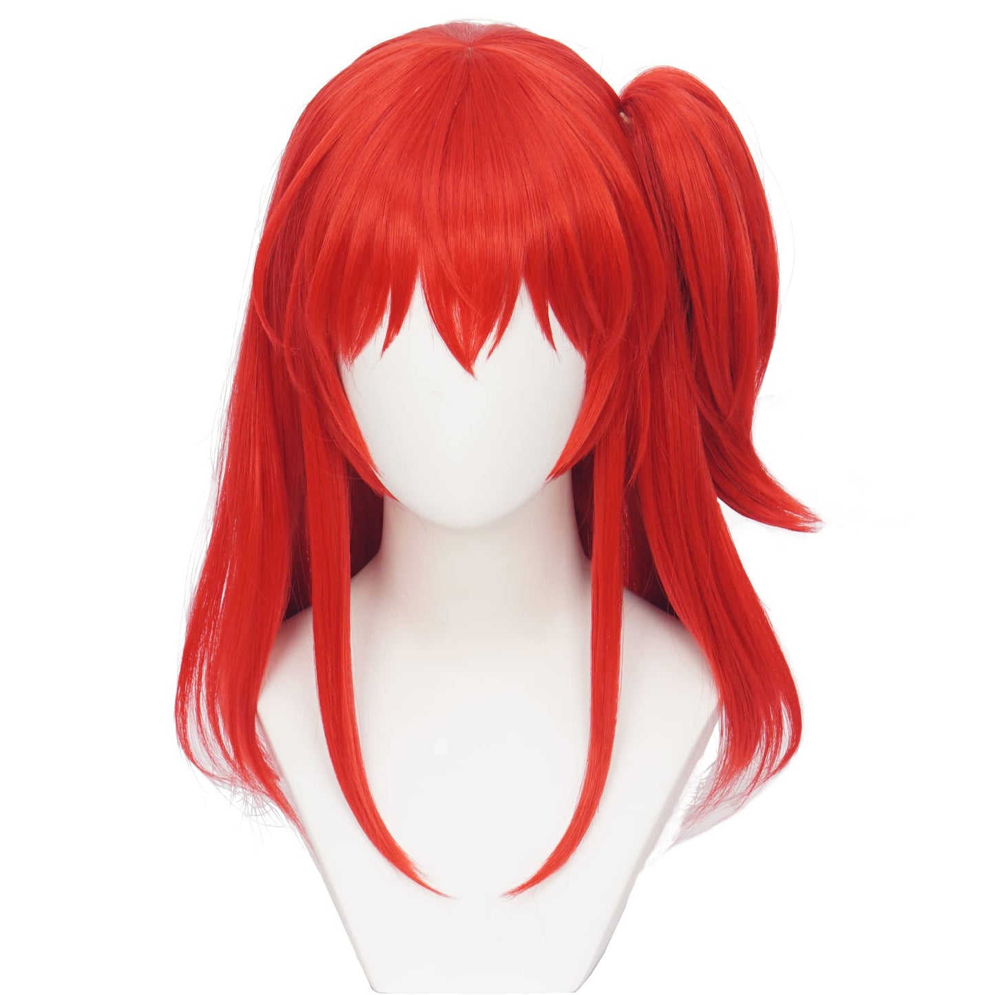 XiongXiongLe Anime Bocchi the Rock Kita Ikuyo Red Wig with Braids Women Cosplay Costume High Temperature Silk Hair Replacement Wigs for Girl Party Christmas Halloween Daily Wear(Kita Ikuyo)