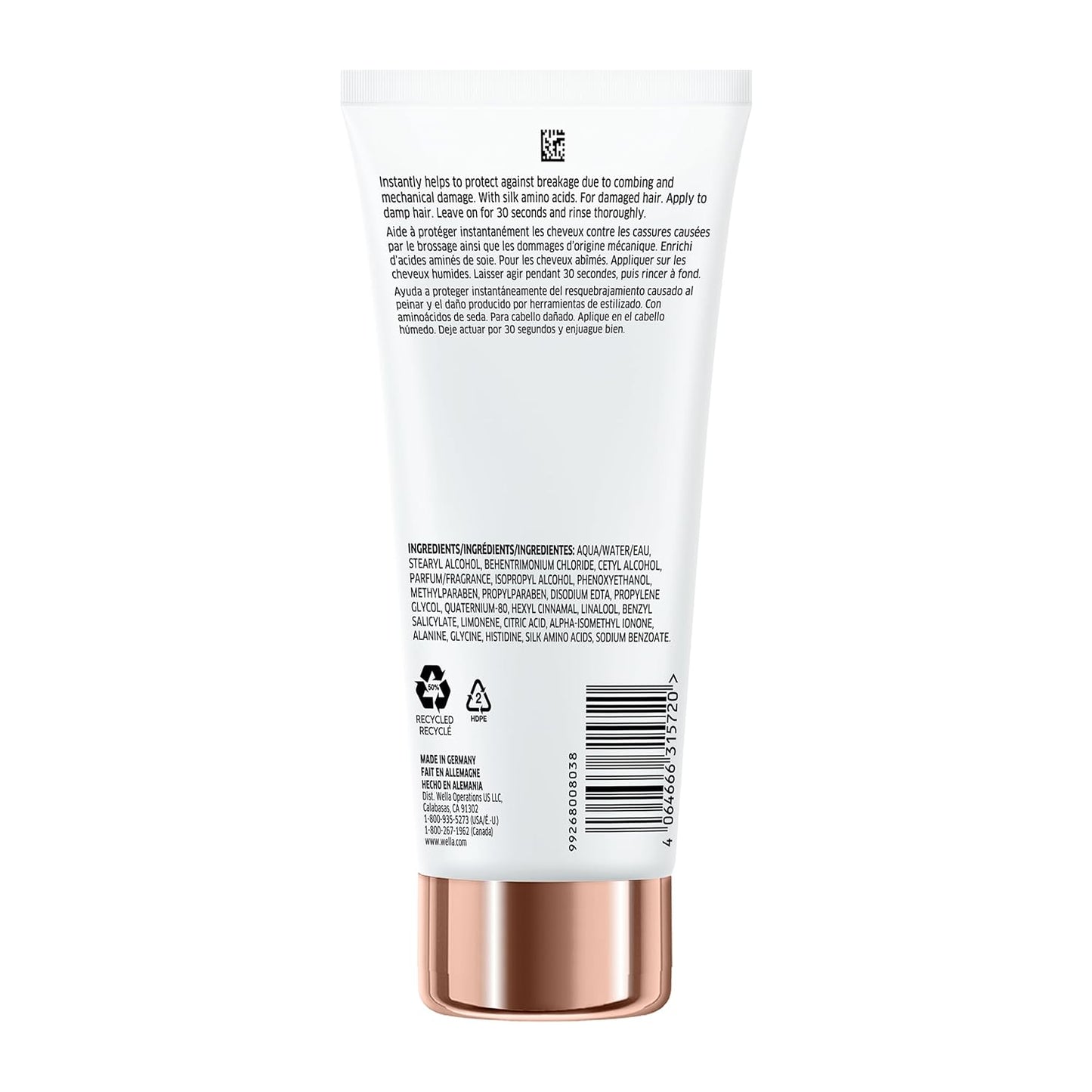 Wella Professionals Fusion Intense Repair Conditioner - Nourishes & Strengthens Damaged Hair