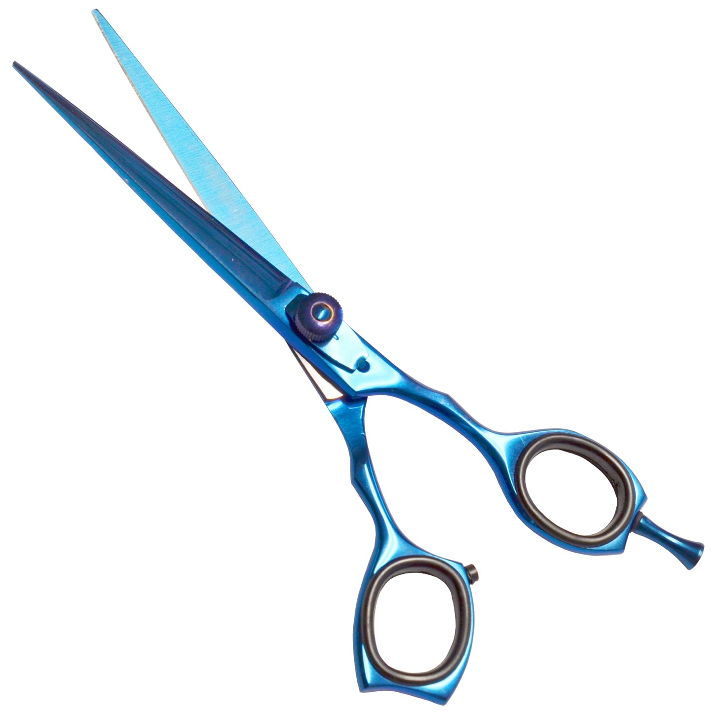 ANDUSTRIAL - Professional Hair Cutting And Thinning Scissors/Shears For Men/Women/Home/Salon - Premium High Carbon Steel Quality - Smooth And Sharp - 6.5 Inch, Blue