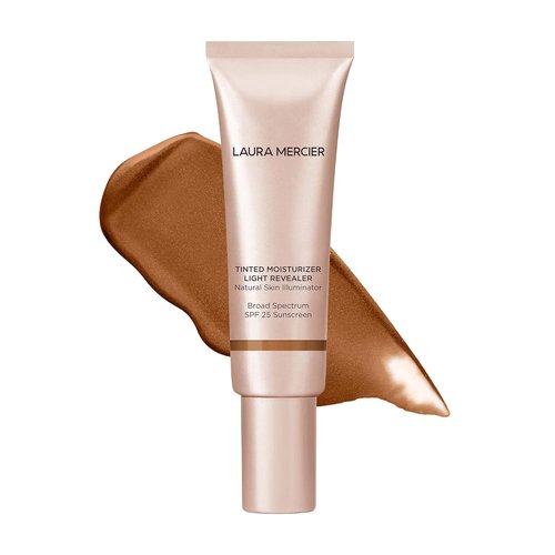 Laura Mercier Tinted Moisturizer - Light Revealer SPF 25, Luminous Finish, Shade 5N1 Walnut | Translucent Loose Talc-Free Setting Powder, Ultra-Blur, Shade Medium Deep