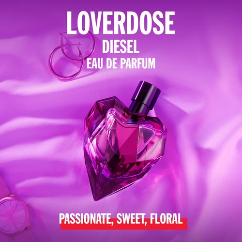 Diesel Loverdose Eau de Parfum for Women - Oriental Fragrance with Mandarin, Jasmine & Vanilla | 2.5 Fl. Oz.