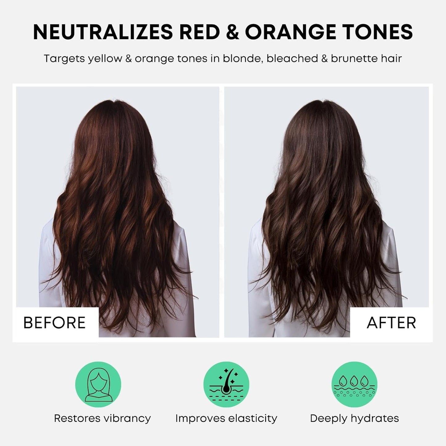 Artègo Good Society B_Blonde Green No Red Shampoo - Tone Neutralizing Formula for Blonde & Bleached Hair | 8.5 fl oz