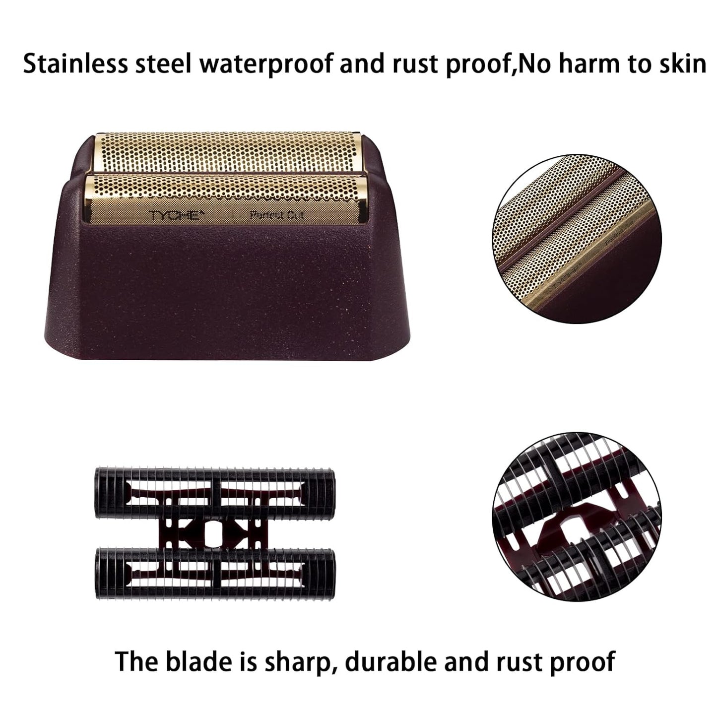 Wahl Professional 5 Star Series Finale Shaver Replacement Foil & Cutter Assembly - Super Close Shaving (Red)