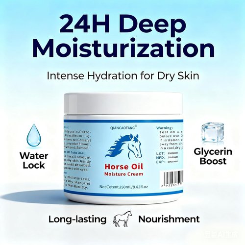 Nourish & Glow Daily Multi-Use Moisturizing Cream - 250ml Rich Hydration for Dry & Sensitive Skin