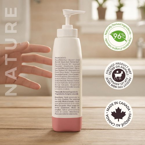 Nature by Canus Creamy Body Lotion - Shea Butter & Fresh Canadian Goat Milk, 11.8 Oz