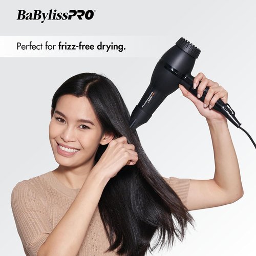 BaBylissPRO Porcelain Ceramic 2800 Hair Dryer - Powerful, Lightweight Design for Effortless Styling