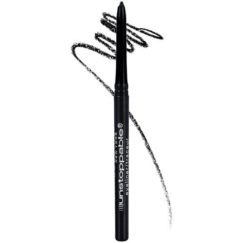 Maybelline Unstoppable Waterproof Eyeliner Pencil - Easy Application, Smooth Glide, 24-Hour Wear | Onyx