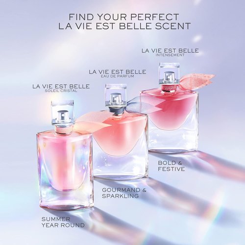 Lancôme La Vie Est Belle Eau de Parfum Set - Long Lasting Women's Fragrance with Iris & Vanilla - 3.4 Fl Oz & 0.34 Fl Oz