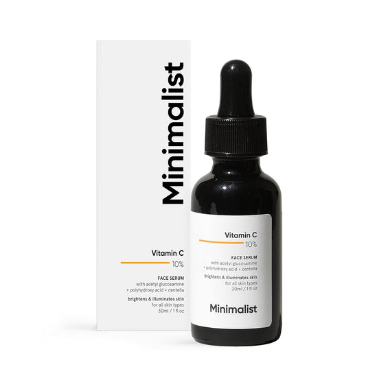 Skiennix 10% Vitamin C Serum - Brightening & Hydrating Formula for All Skin Types | 1 Fl Oz / 30 ml